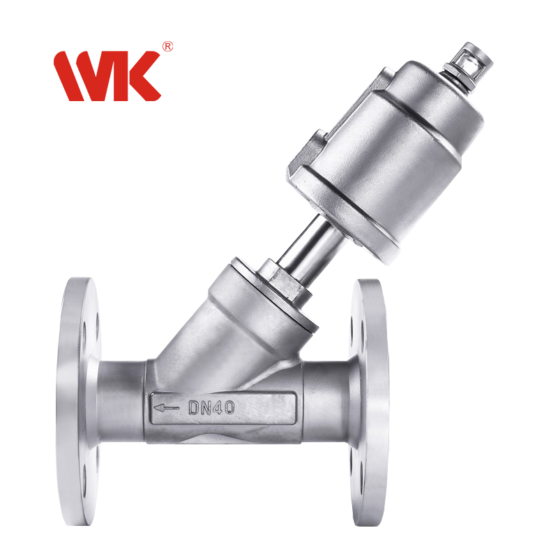 法蘭口氣動角座閥 法蘭口氣動角座閥