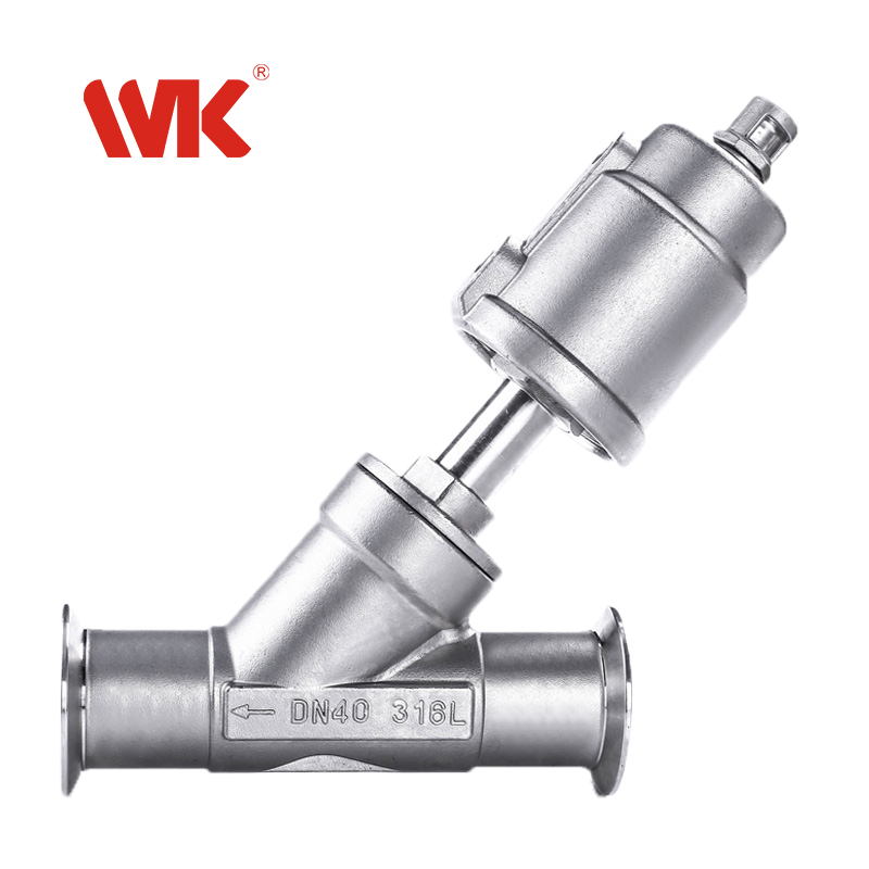 快裝氣動角座閥 快裝氣動角座閥