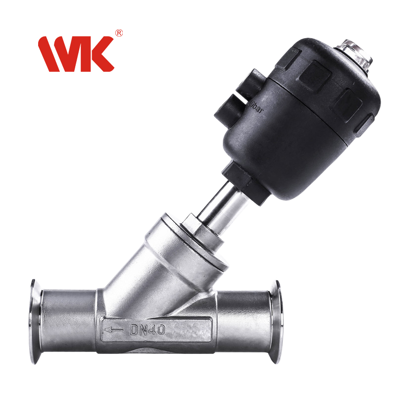 快裝氣動角座閥 快裝氣動角座閥